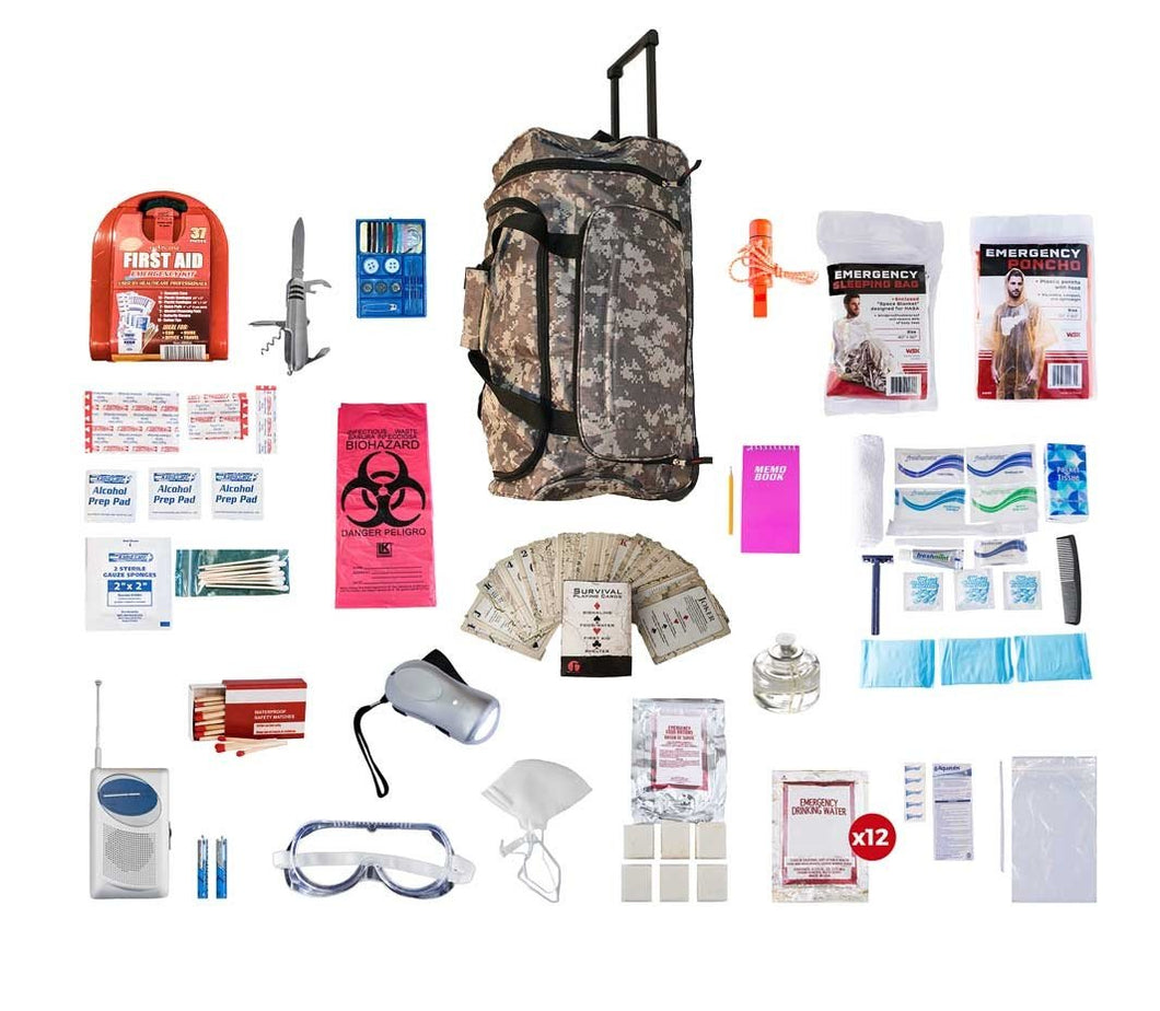 1 Person Deluxe Survival Kit (72+ Hours)